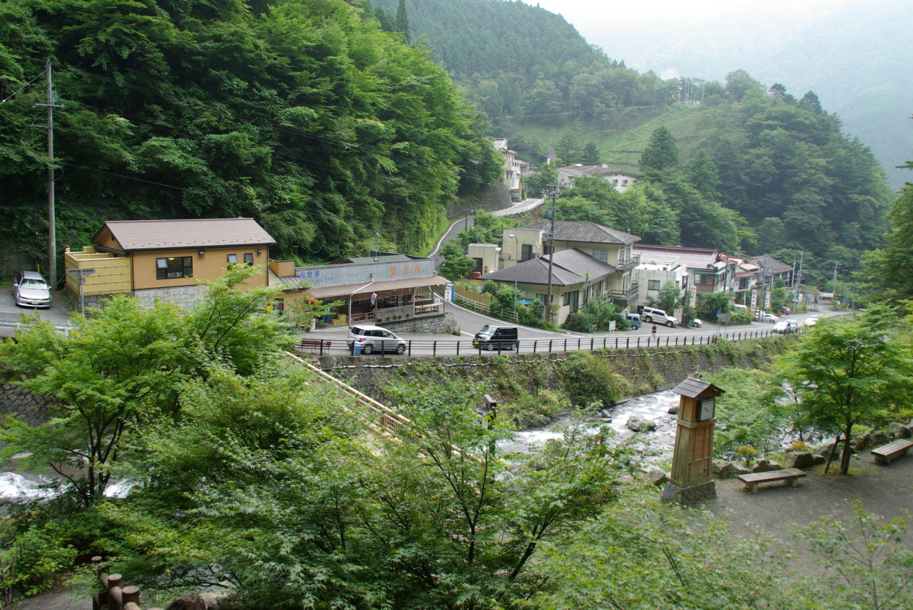 梅ヶ島温泉街